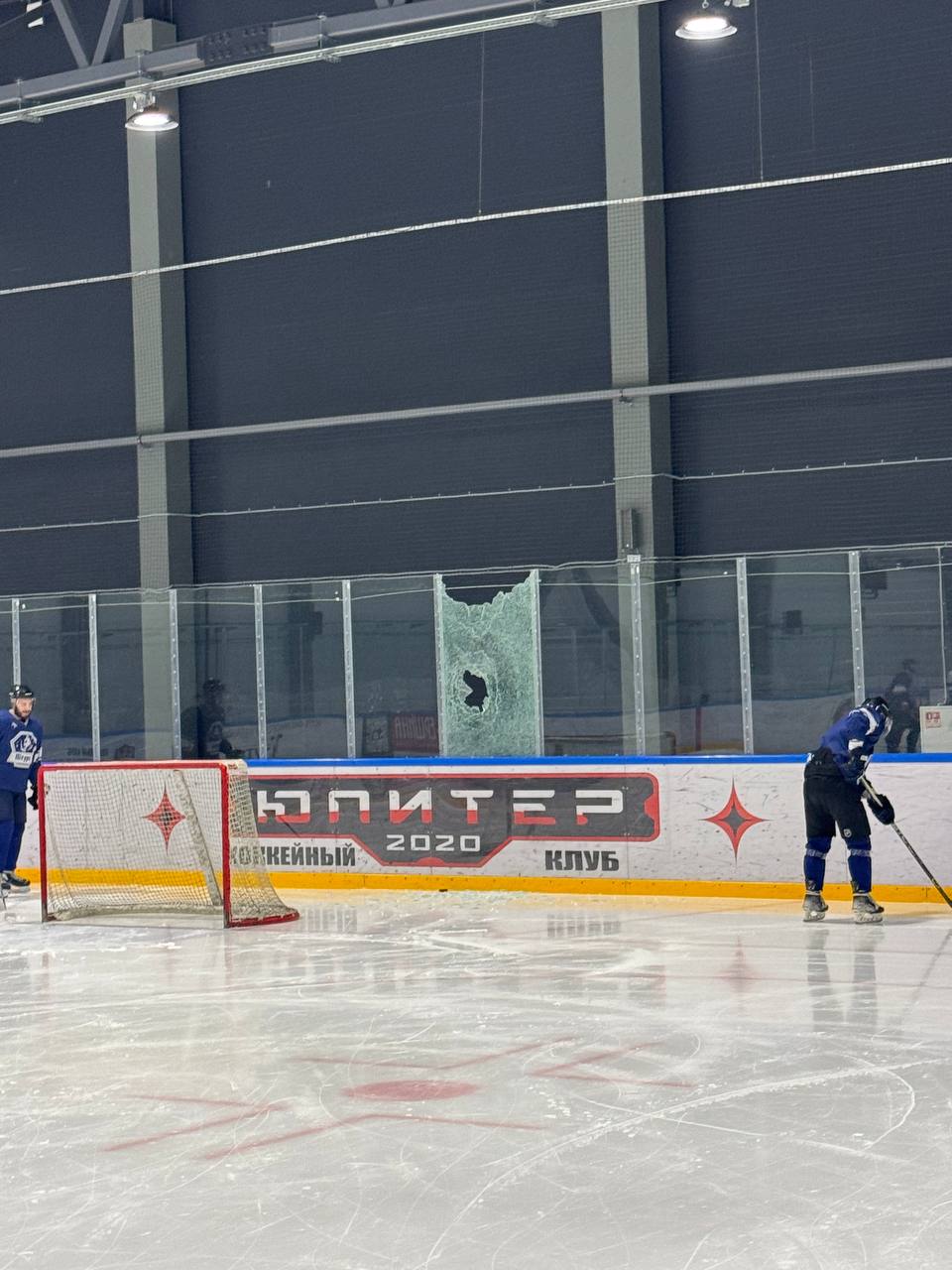 Результат бросковой тренировки на льду
